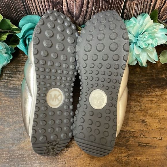 Michael Michael Kors SIlver Epic Slip On Mule Sneakers, 5M - Picture 5 of 6